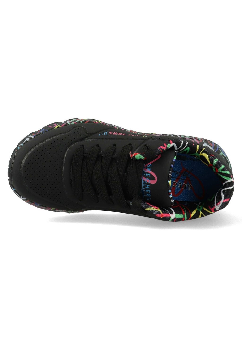 Низкие кеды Street Uno Lite Lovely Luv Jgol Skechers, черный — фото 2