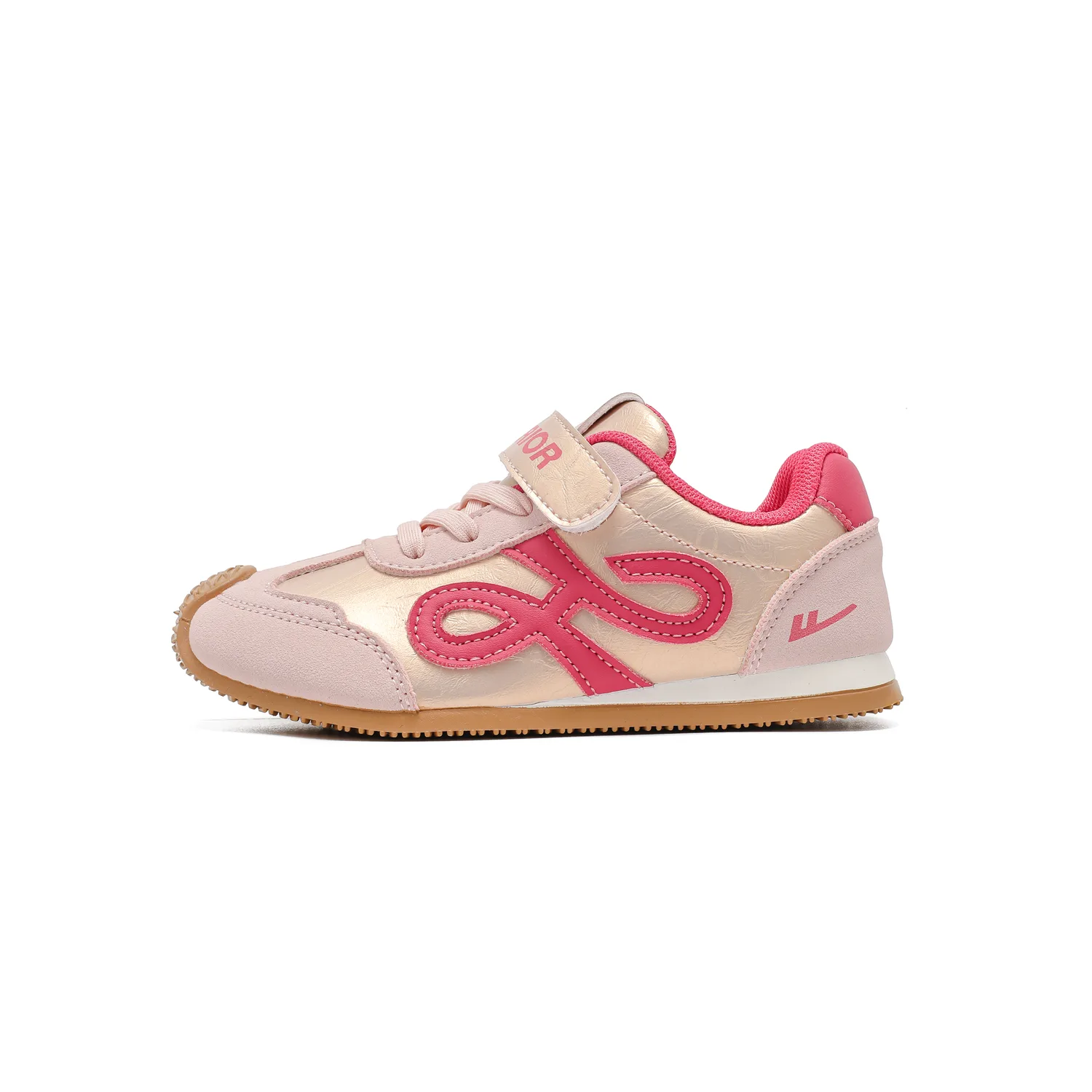 Кроссовки Cortez Synthetic Leather Cushioning, износостойкие низкие немецкие армейские WARRIOR, Peach Pink/Pink/Rose