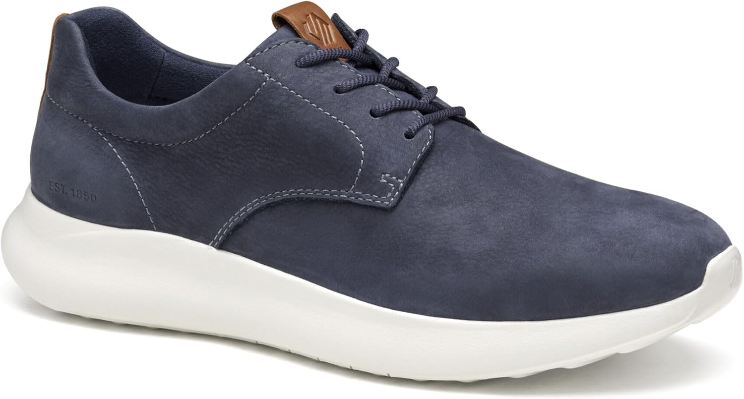 

Мужские повседневные туфли-кроссовки Johnston Murphy Amherst 2.0 с простым носком Johnston & Murphy, Navy Nubuck