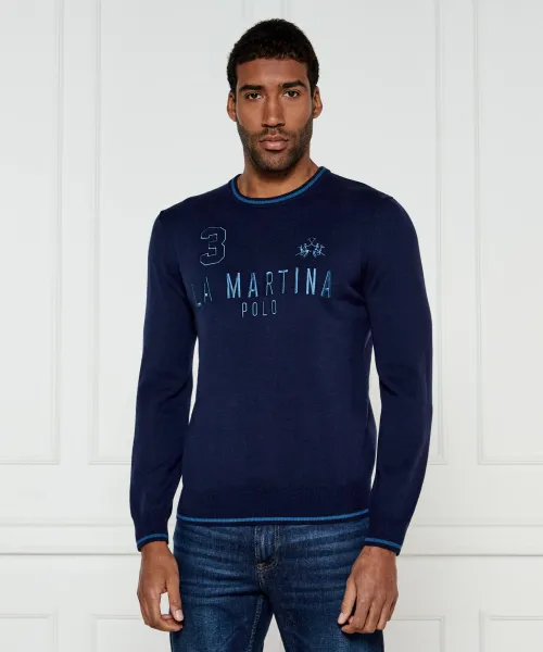 

Шерстяной свитер Regular fit La Martina, синий