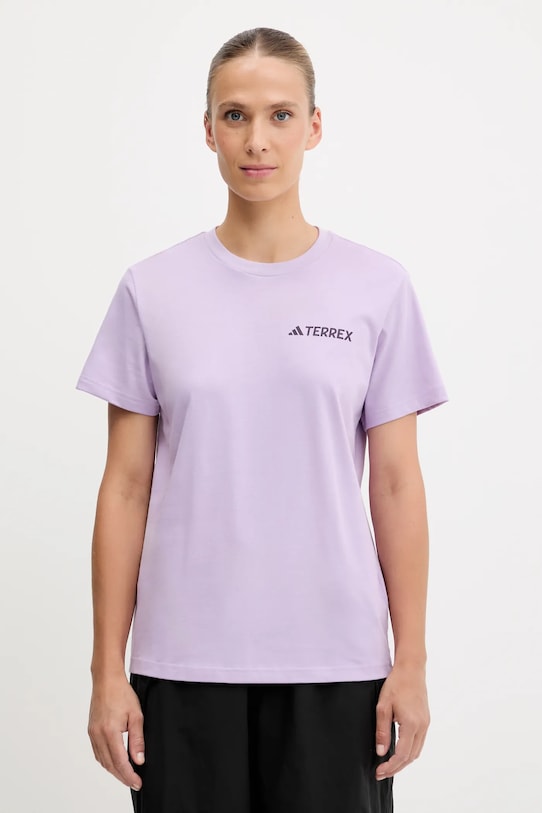 

Спортивная футболка Adidas Terrex, фиолетовый
