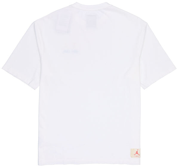 Футболка Air Jordan x union Crossover SS22 Solid Color Breathable Logo Round Neck Short Sleeve Asia Edition White, белый — фото 2