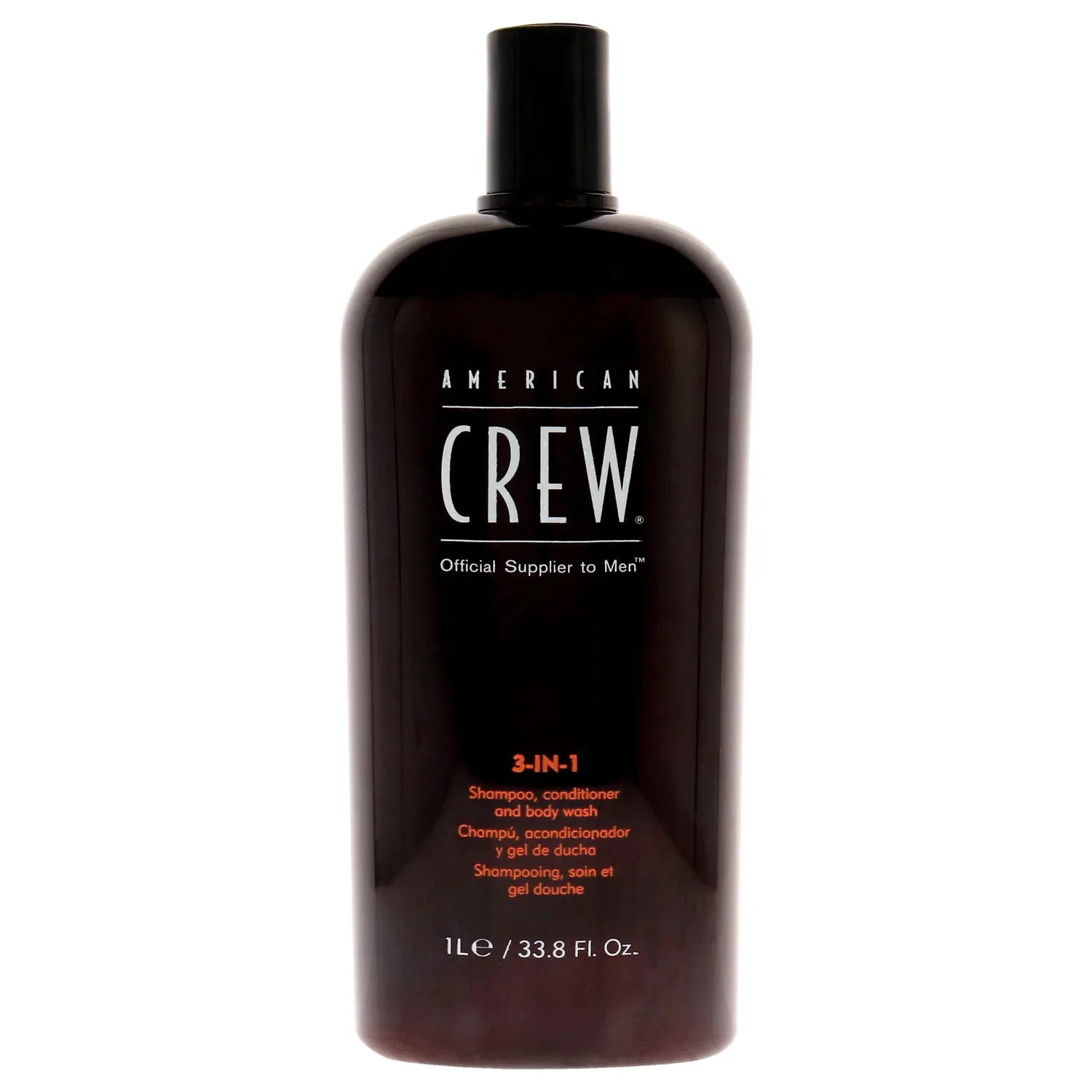 Шампунь, кондиционер и гель для душа 3-в-1 от American Crew для мужчин - 950 мл, белый