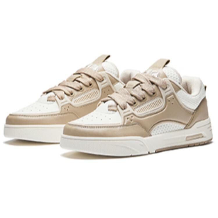 Кроссовки ANTA AOJIE Skateboarding Shoes Men Low-top Light Khaki, хаки — фото 2