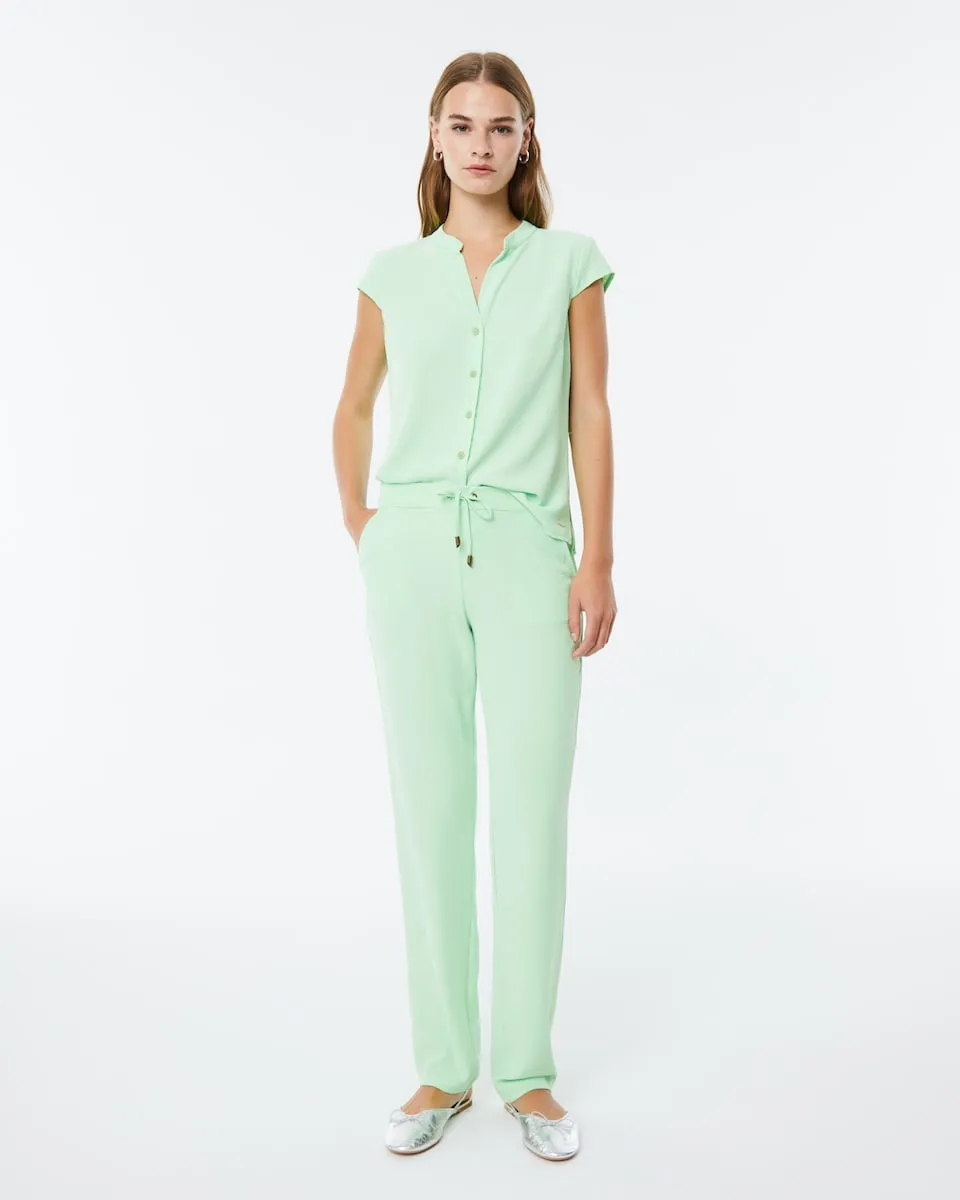 

Женские джоггеры с эластичной талией и французскими карманами Paz Torras, светло-зеленый