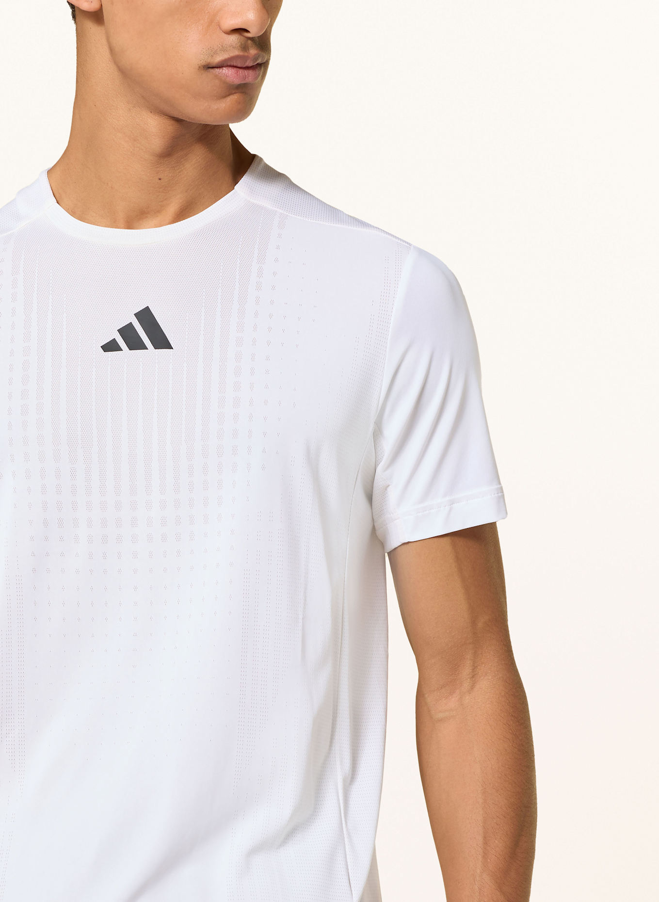 Футболка airchill Adidas, экрю — фото 4