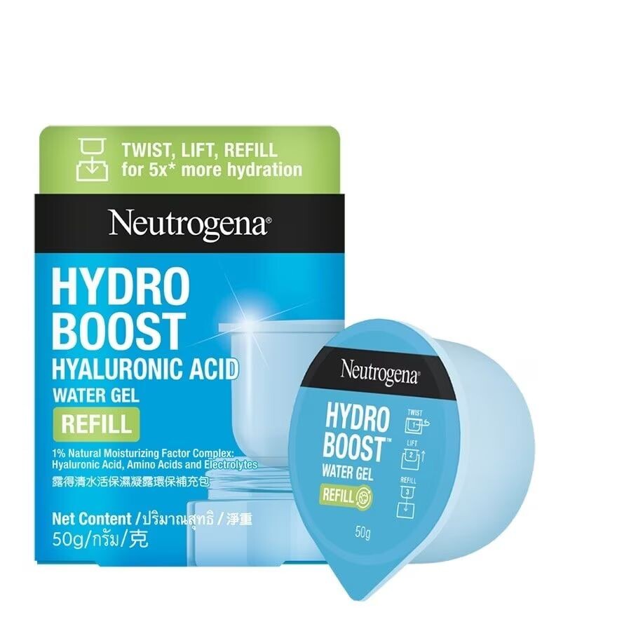 

Neutrogena Водный гель Hydro Boost с гиалуроновой кислотой, 50 г (сменный блок), Blue
