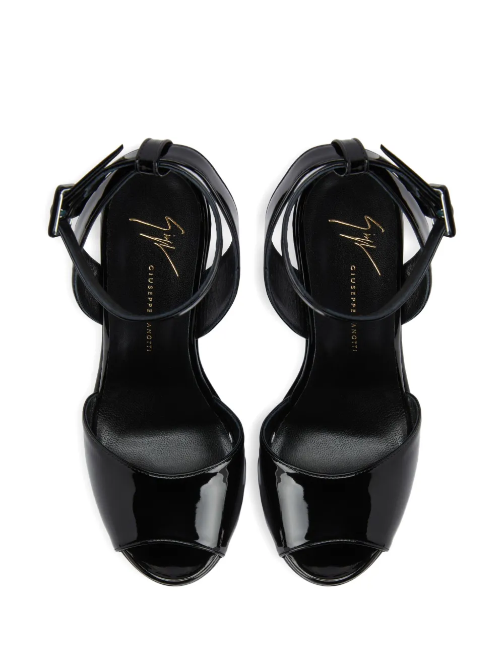 Босоножки на платформе Tarifa высотой 170 мм Giuseppe Zanotti, черный — фото 4