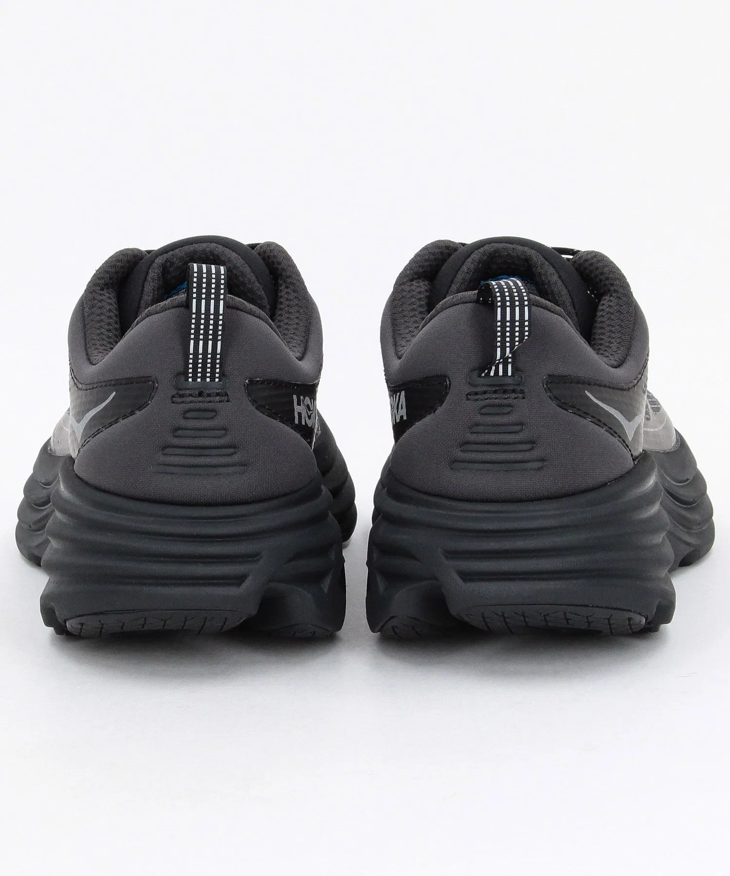 Мужские кроссовки HOKA BONDI 8 TS Caged для бега чёрные — фото 4