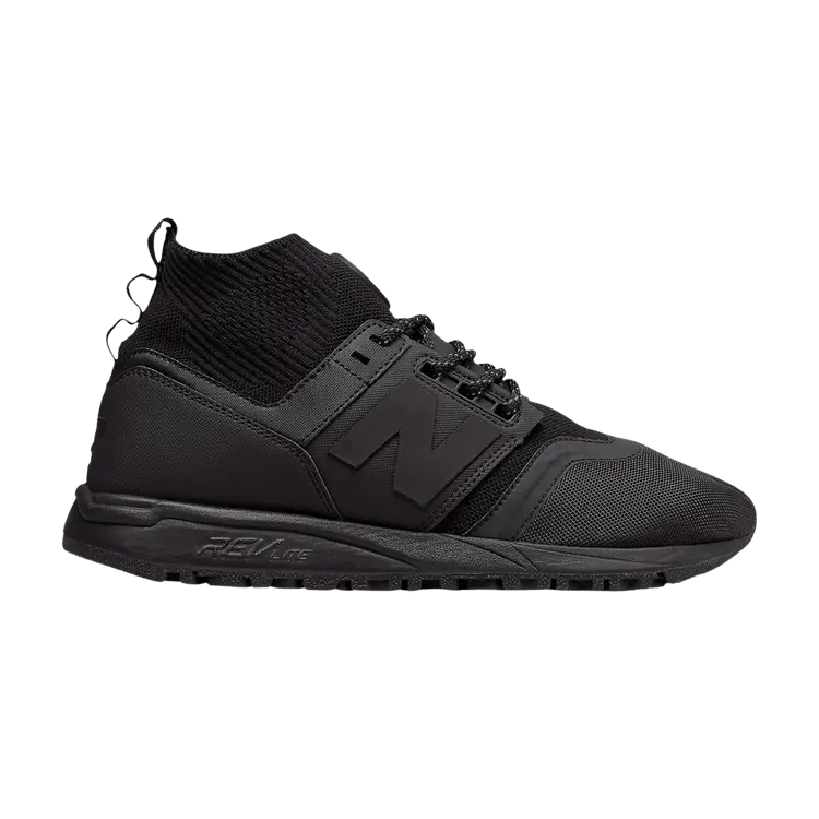 

Кроссовки New Balance 247 Mid Triple Black, черный