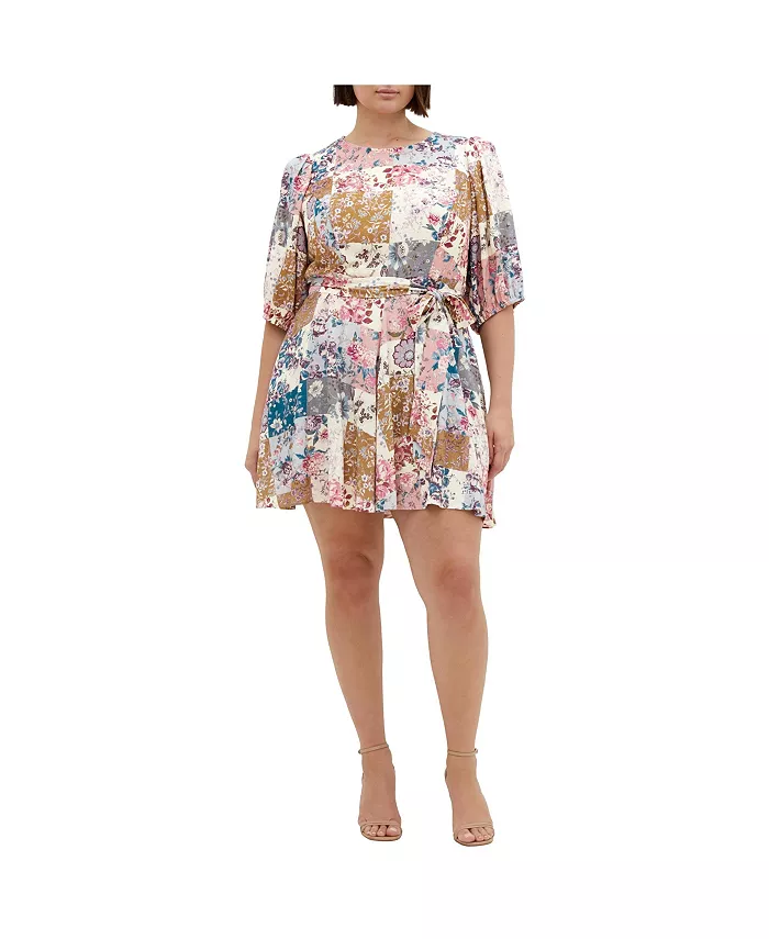 

Платье Forever Plus Size CITY CHIC, розовый