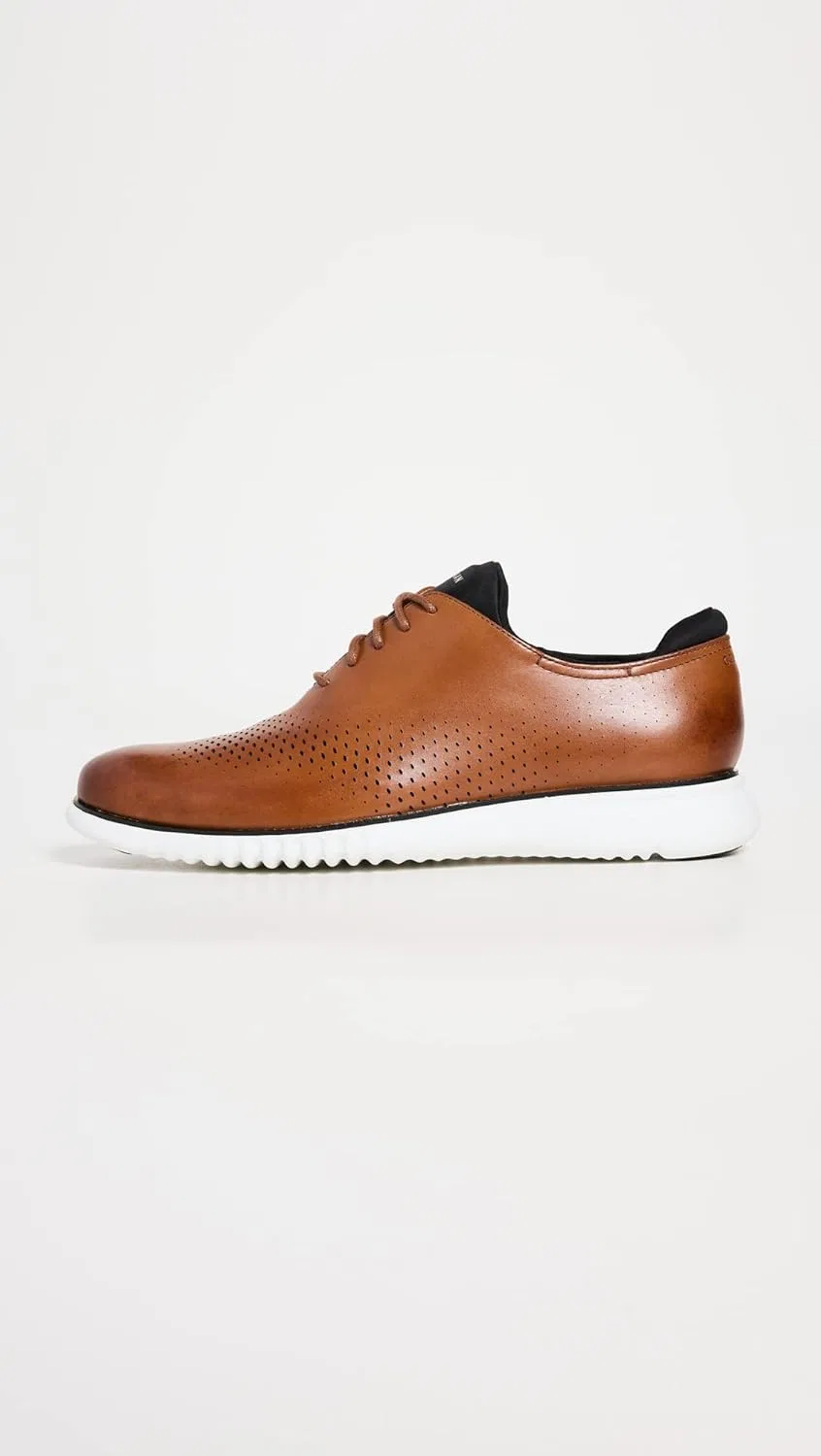 Туфли Cole Haan Men's 2nd Zerogrand Laser Wing Oxford, 2-British Tan Ivory — фото 2
