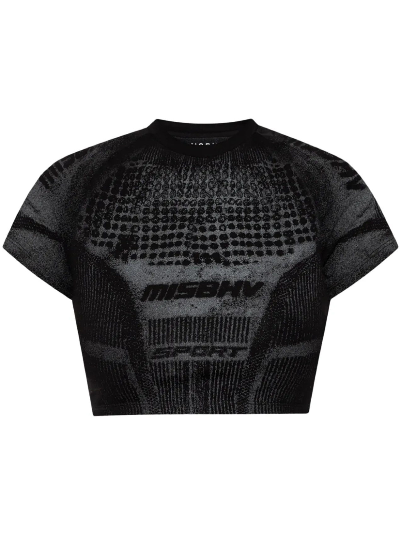 

Укороченная футболка MISBHV, черный