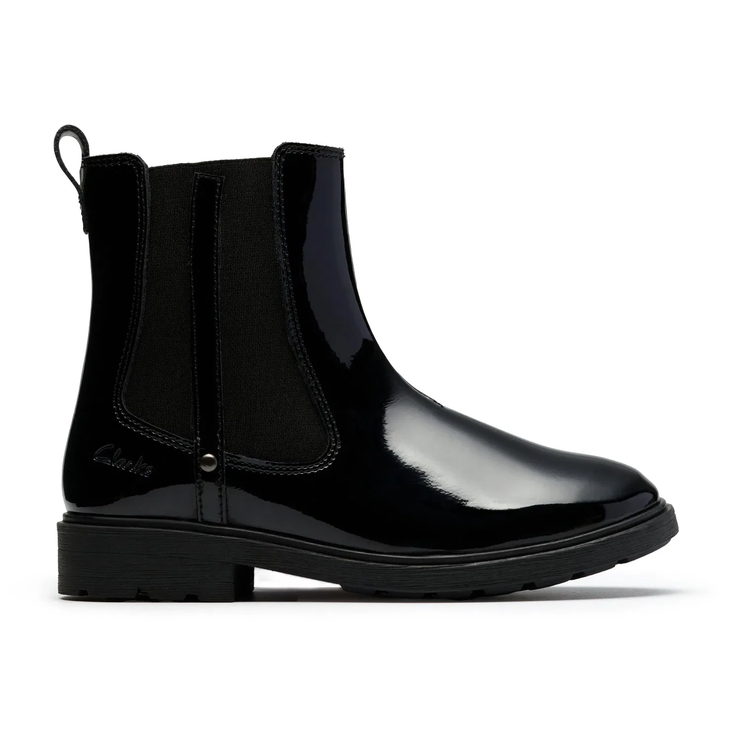 Ботинки челси Clarks Astrol Orin K, с блестками и стразами, черные