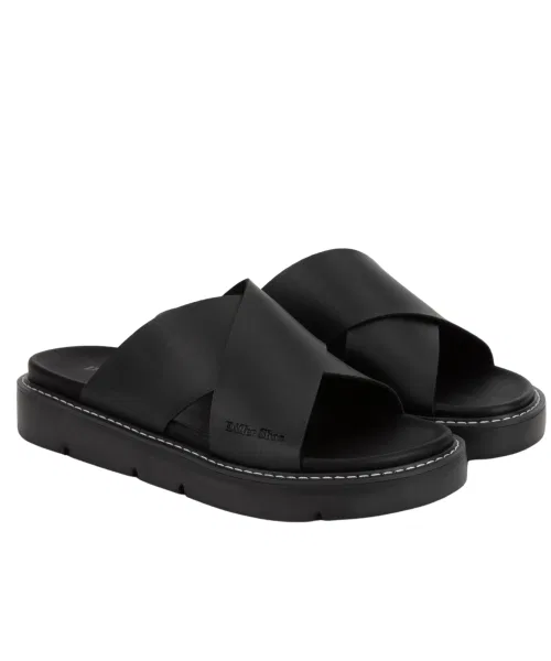 Мужские сандалии из искусственной кожи DIFFERSHOE EXOR 5CM чёрные — фото 3