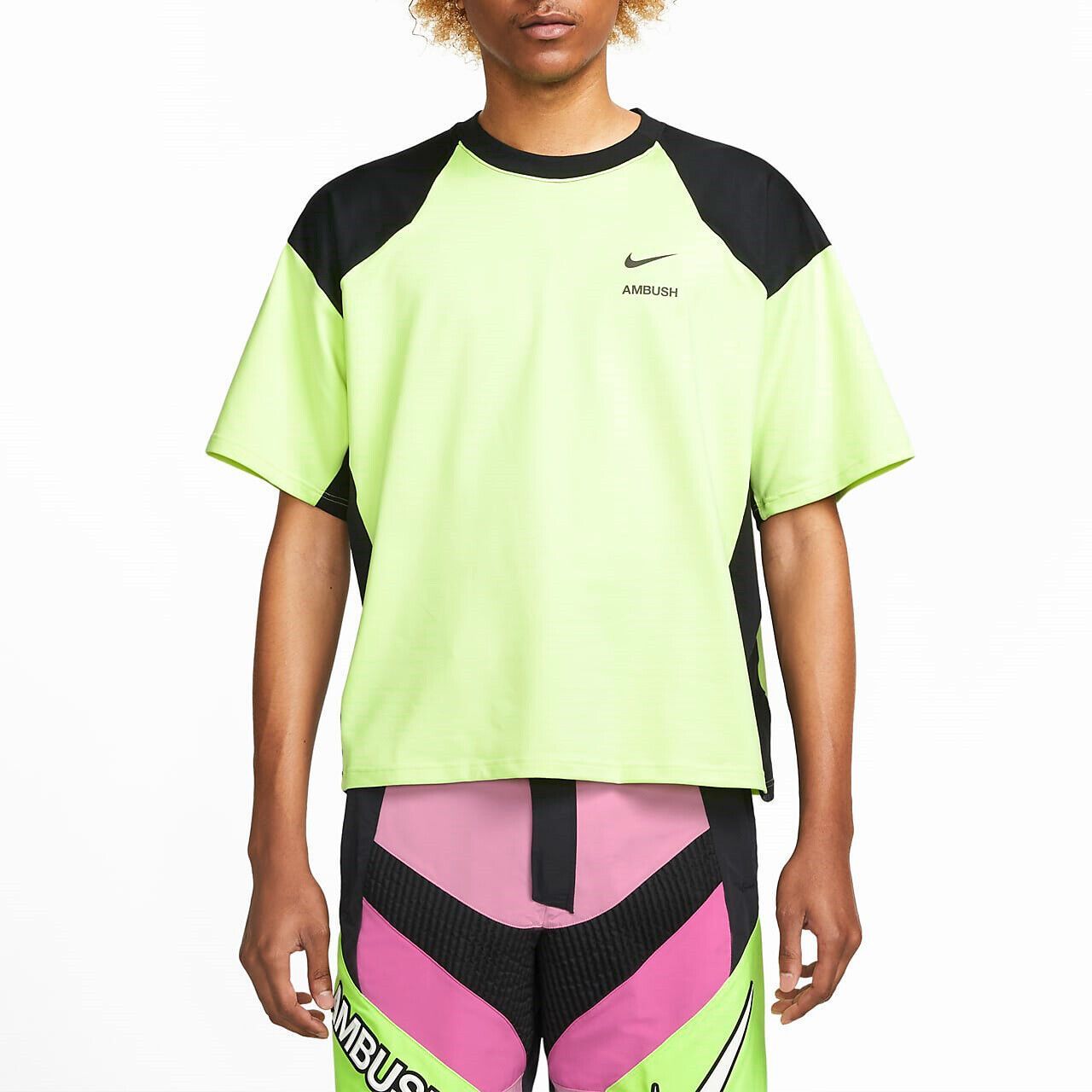 Футболка X Ambush Азиатский размер Ghost Green/Black Nike, Black Yellow — фото 4
