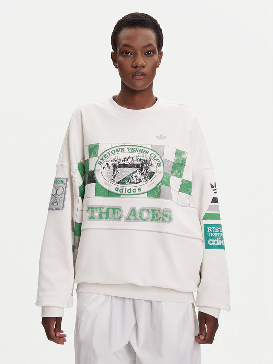 

Свитшот oversize Archive Court JW0149 Adidas, белый