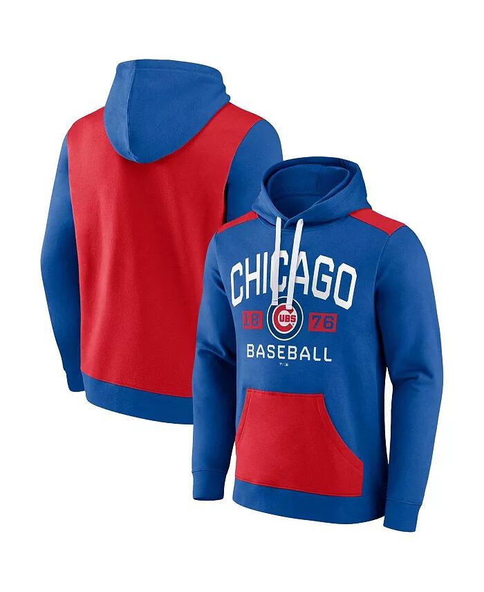 

Мужская королевская красная толстовка с капюшоном Chicago Cubs Chip In Fanatics