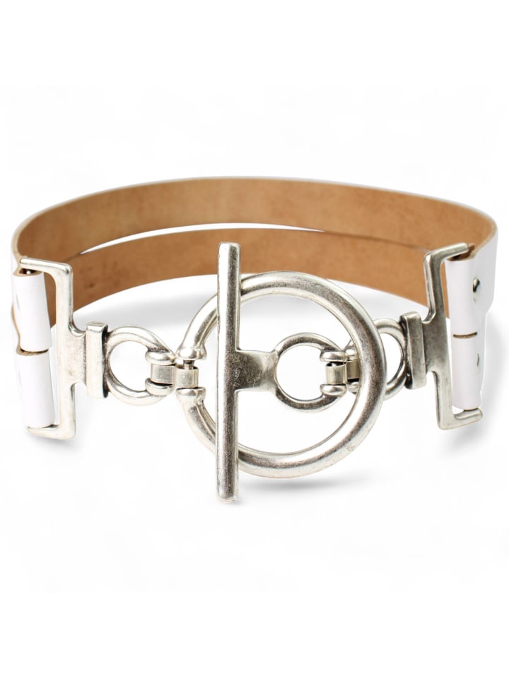 

FRONHOFER Женский пояс на талию белого цвета