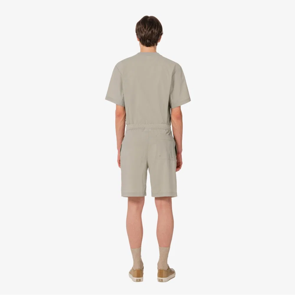 Мужские теннисные тканые шорты-комплект бежевые от Lacoste — фото 3