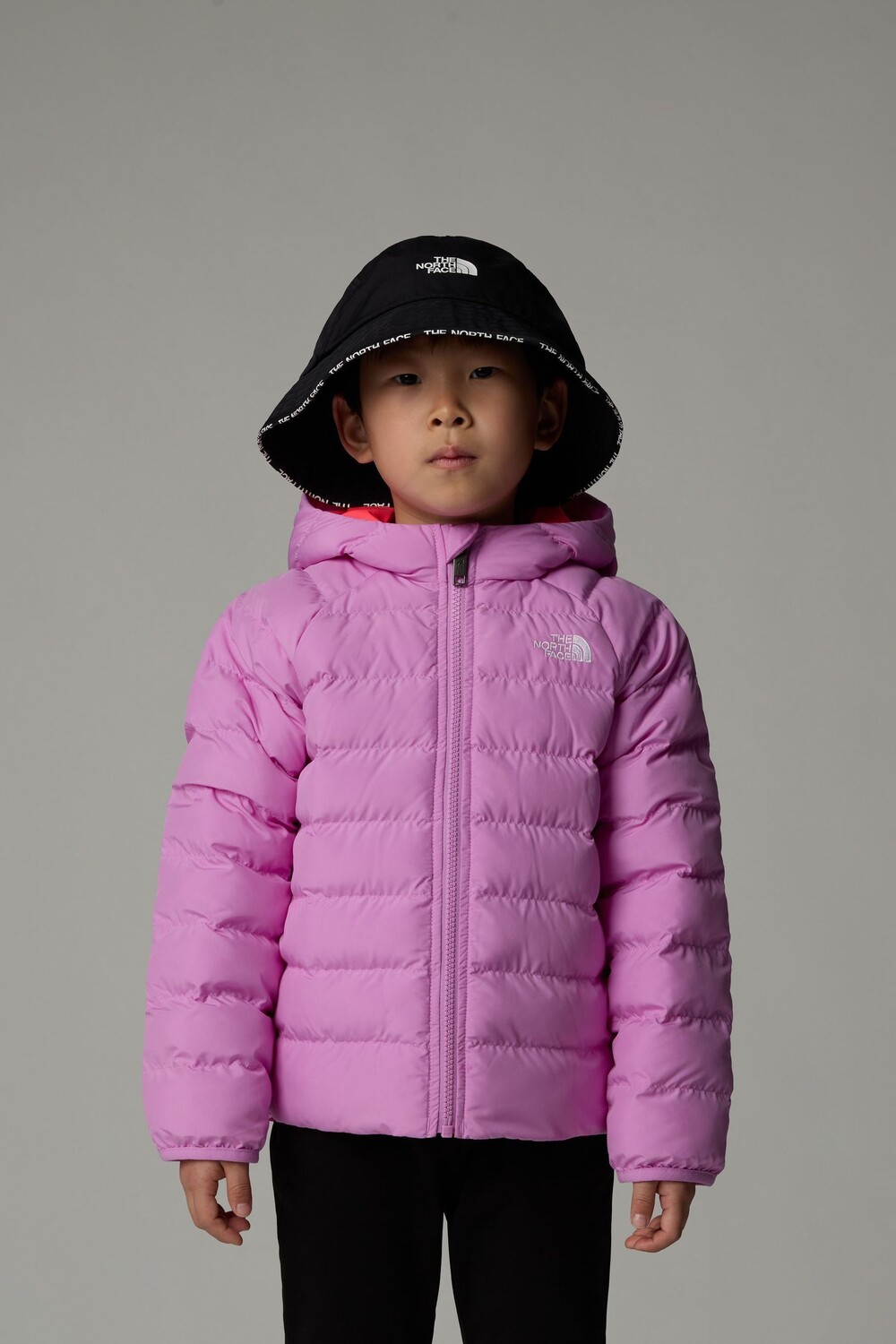 

Двусторонняя куртка с капюшоном Perrito для девочек The North Face, фиолетовый