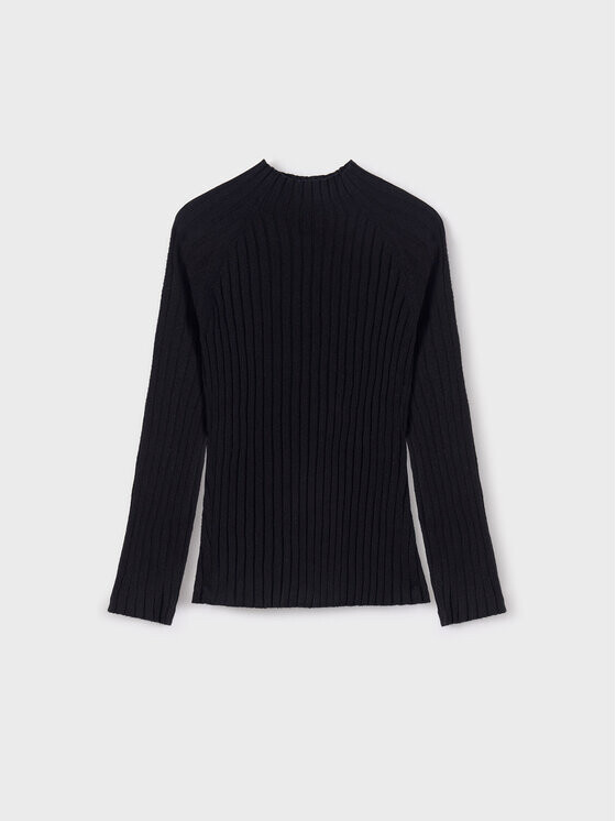 

Свитер с высоким воротником обычного кроя Mayoral, черный