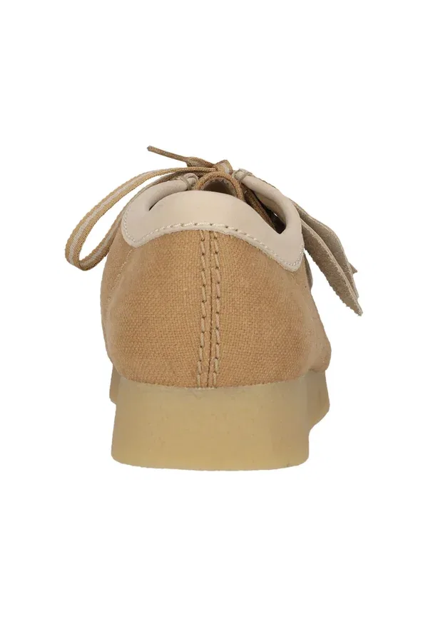 Ботинки повседневные Clarks Wallabee evo casual lace ups, цвет загар комби — фото 4