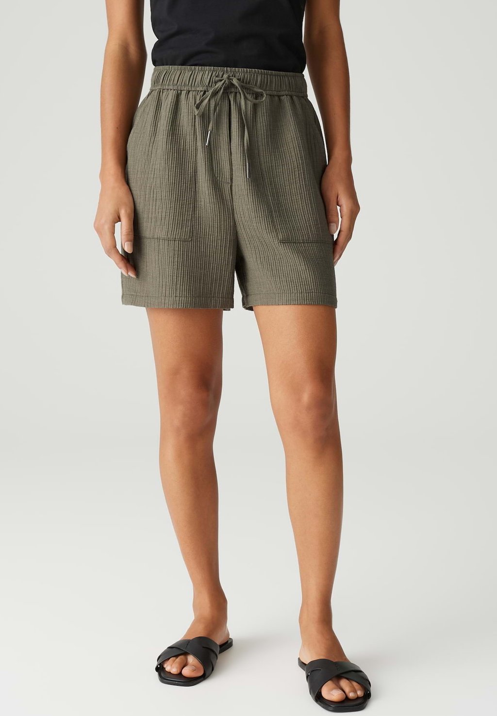 

Шорты HIGH RISE RELAXED FIT OPUS, оливковый