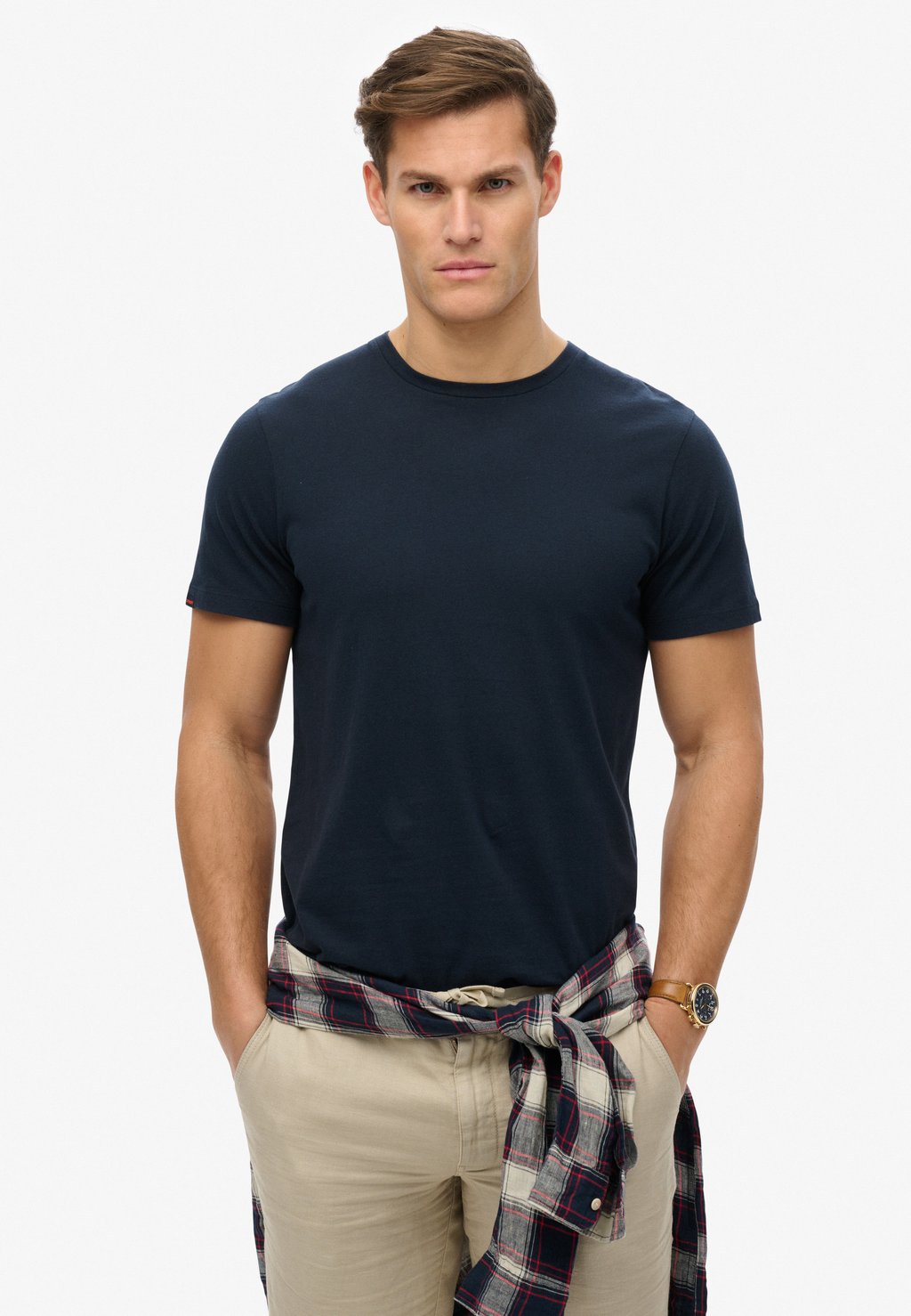 

Базовая футболка CLASSIC ESSENTIAL Superdry, синий