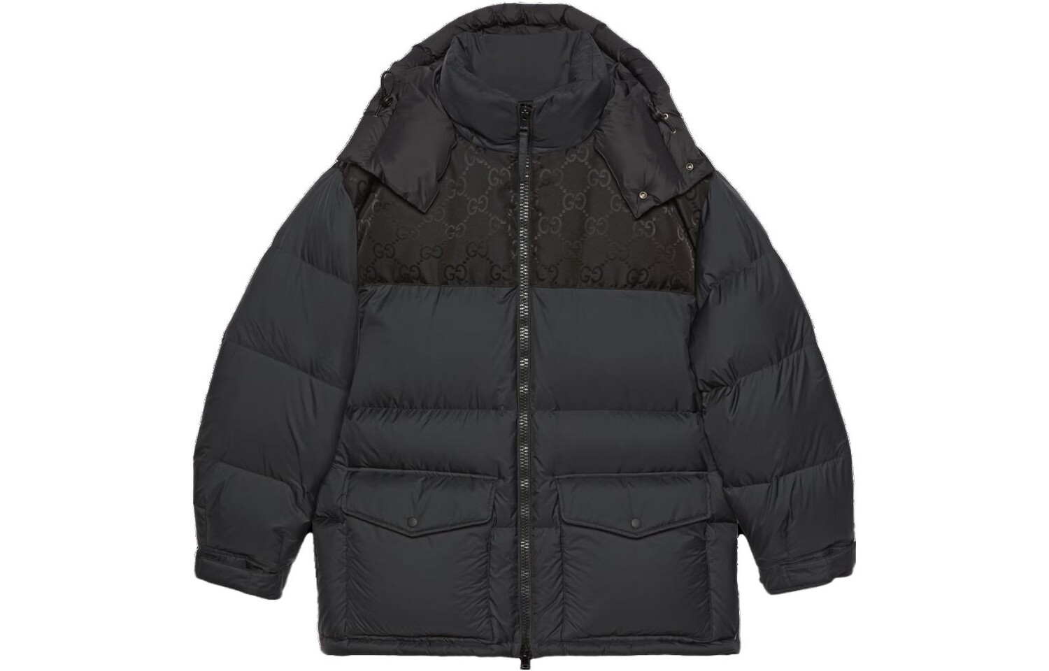 

Куртка мужская Gucci Zip-Up Puffer, черный