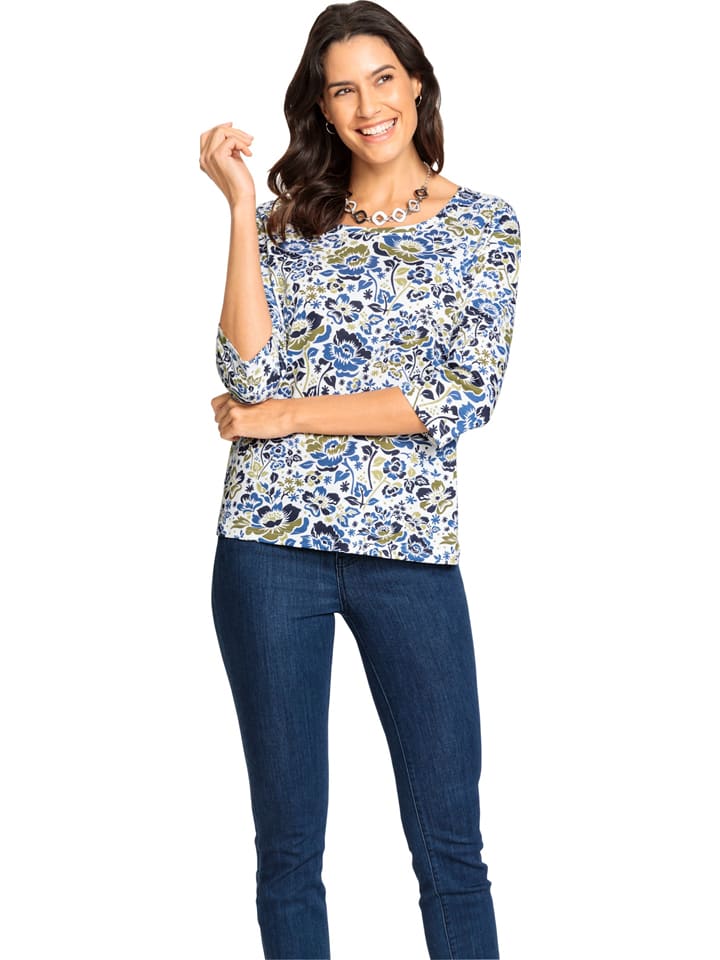 

Лонгслив WITT WEIDEN, цвет creme/blau