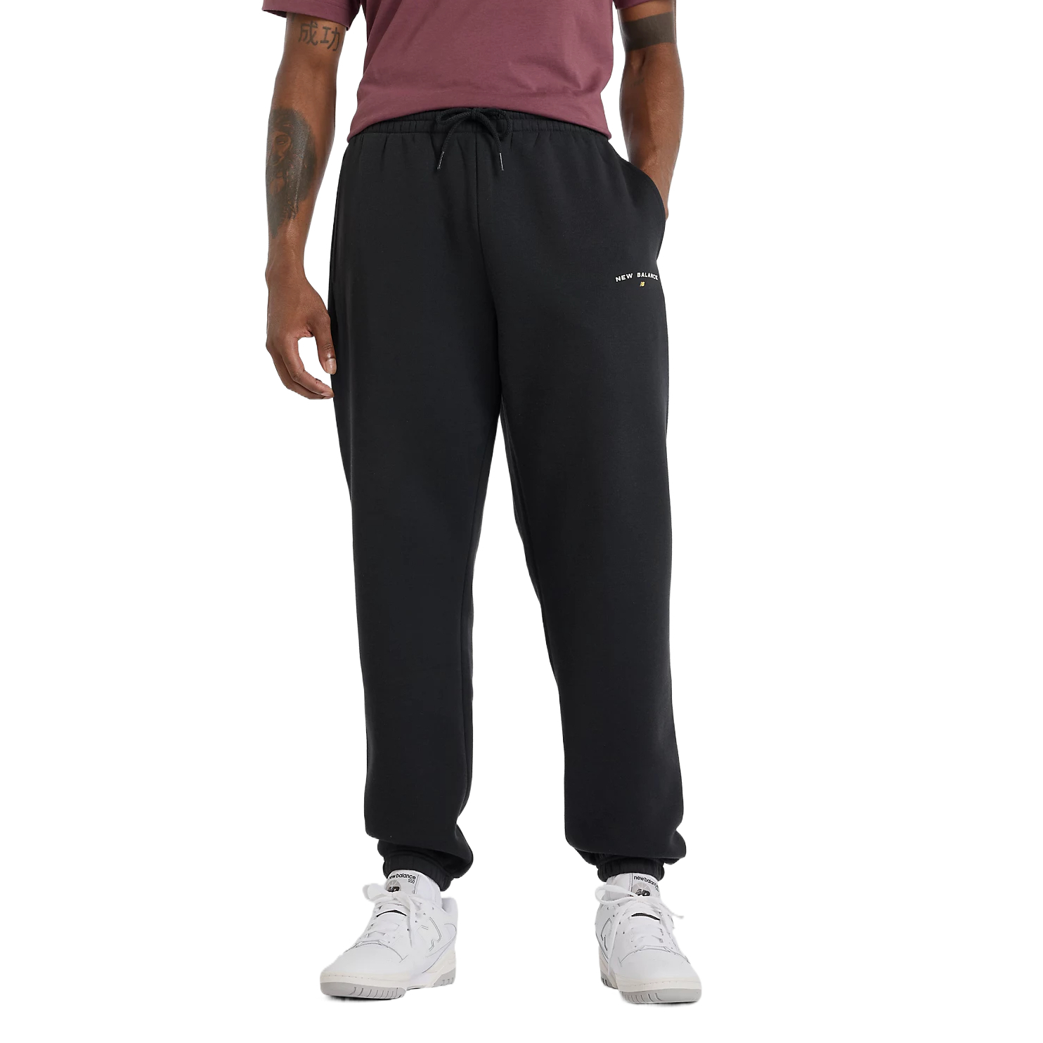 

Трикотажные спортивные штаны мужские New Balance, черный