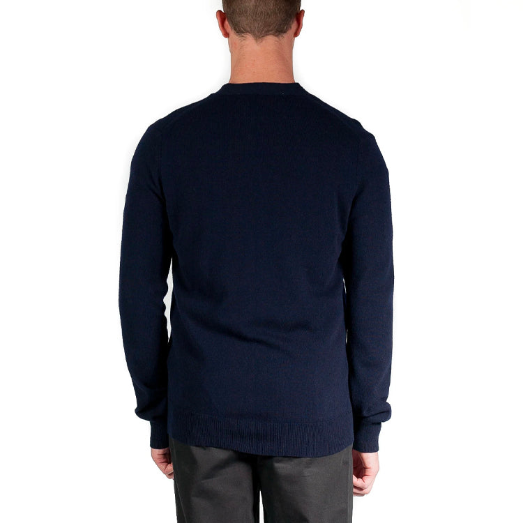Кардиган COMME des GARCONS PLAY Cardigan Red Emblem 'Navy' AZ-N008-051-2, темно-синий — фото 3