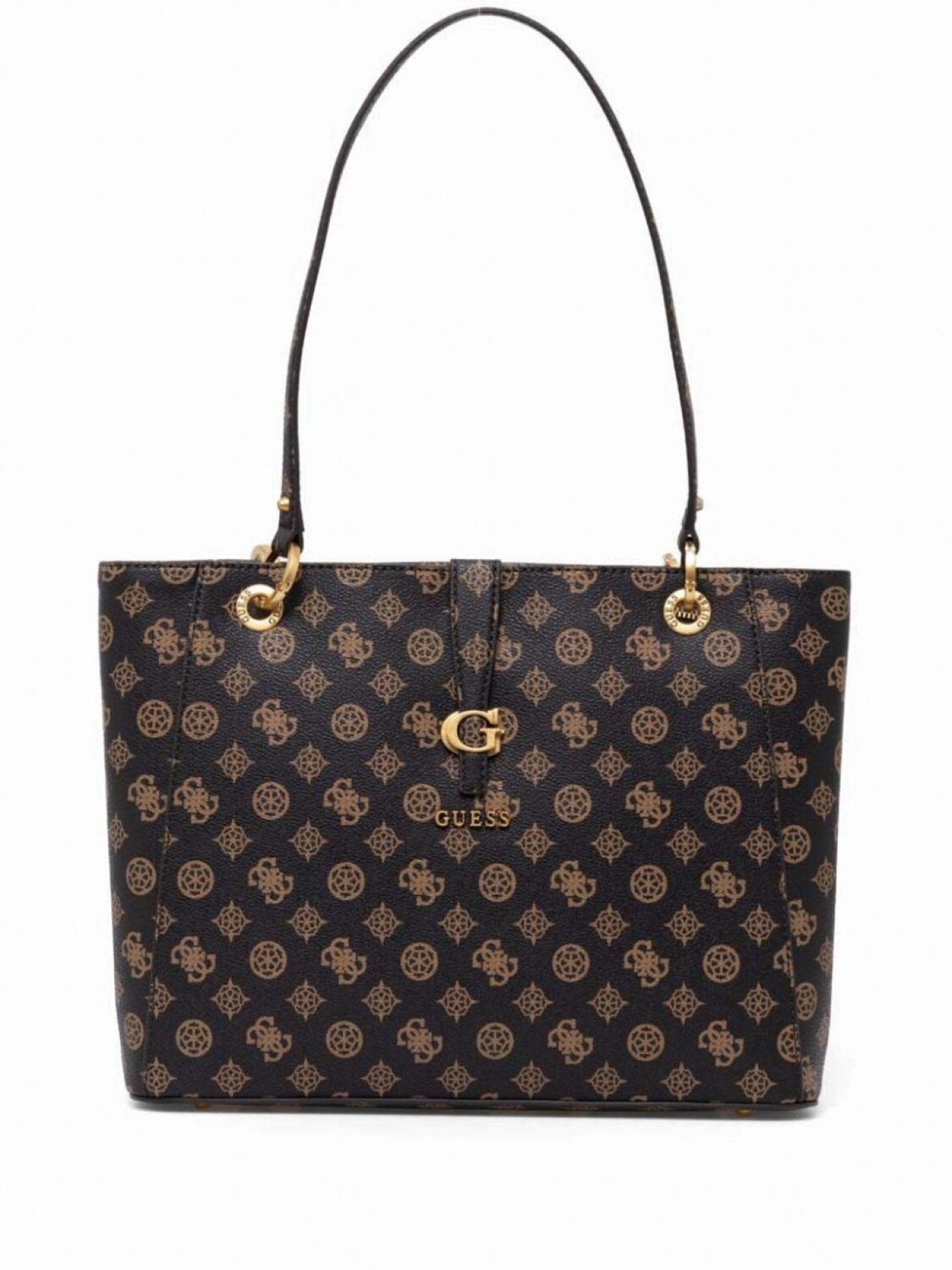 

Сумка-тоут Куба GUESS USA, коричневый