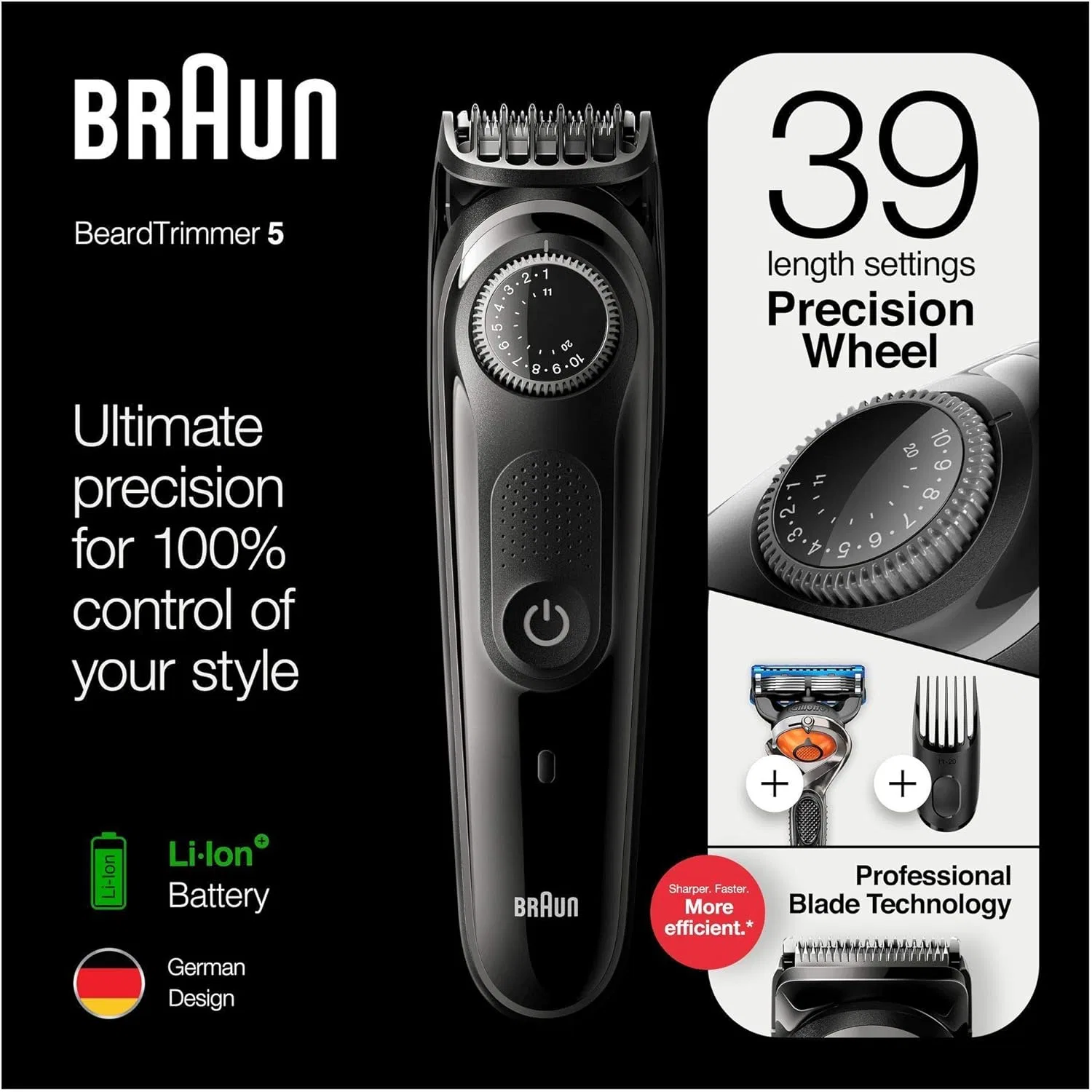 Триммер для бороды BT5242 от Braun Braun — фото 2