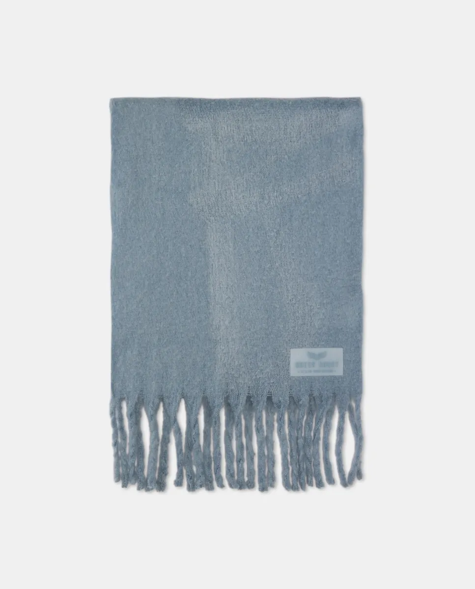 

Женский однотонный шарф Green Coast, светло-серый