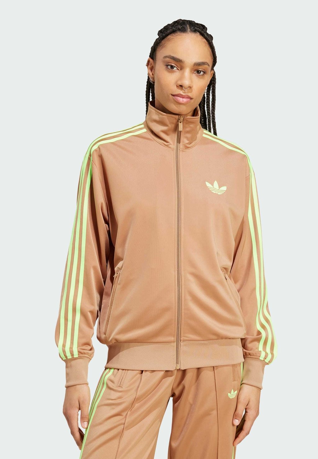 

Тренировочная куртка FIREBIRD Adidas Originals, светло-коричневый