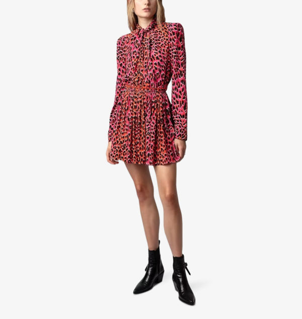 Ботильоны Tyler из кожи с эффектом питона на каблуке Zadig&Voltaire, цвет noir — фото 2