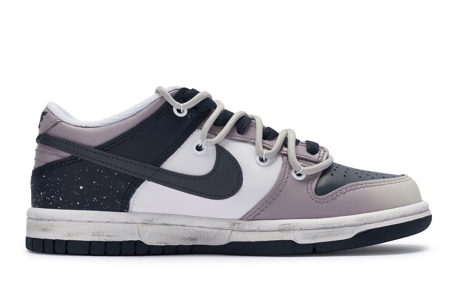 

Кроссовки Nike Dunk Skateboarding Shoes Women's Low-top Gray/Blue, фиолетовый