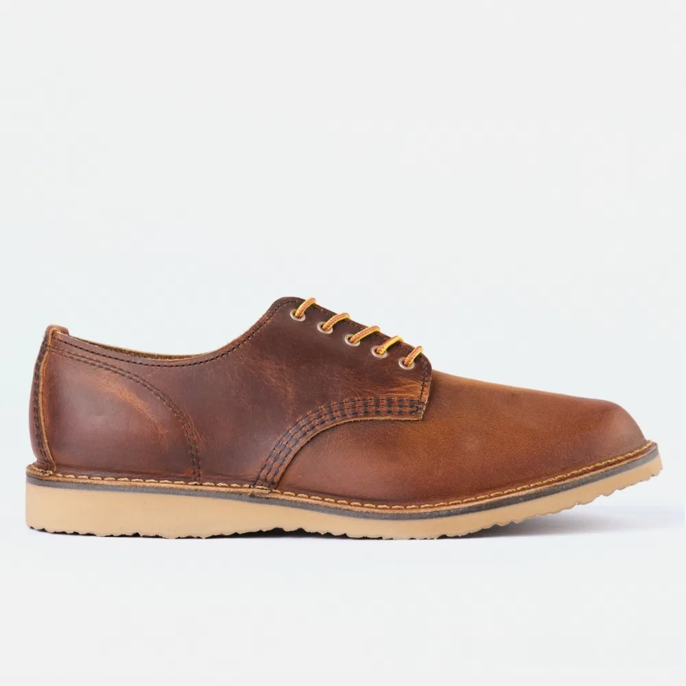 Мужские оксфорды Red Wing Shoes Weekender 3604, медный Rough & Tough — фото 4