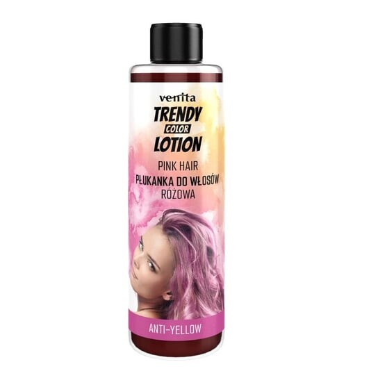 

Лосьон-ополаскиватель для волос Розовый 200мл Venita,Trendy Color