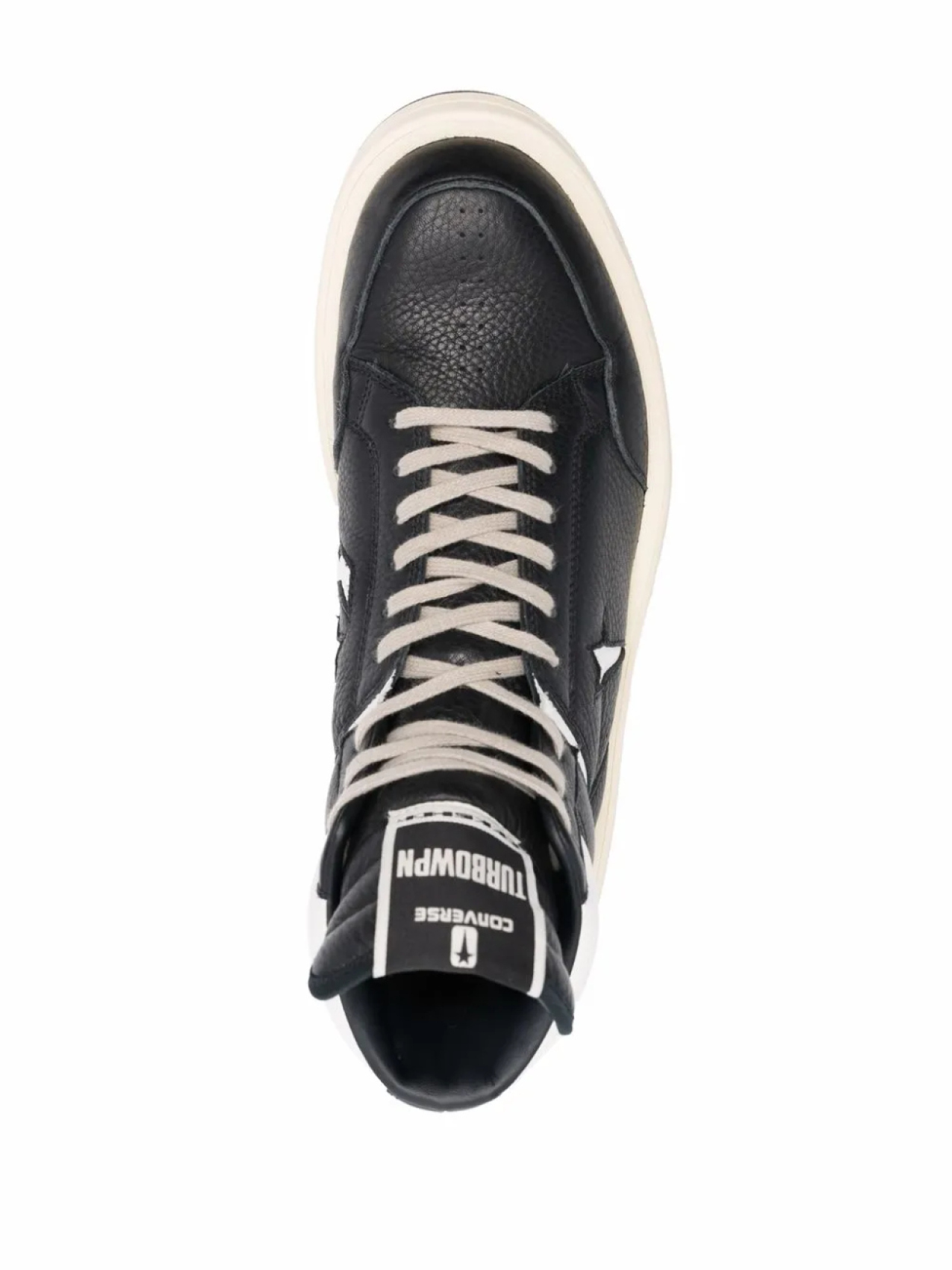 Высокие кеды DRKSHDW TURBODRK из коллаборации с Converse Rick Owens DRKSHDW, черный — фото 4