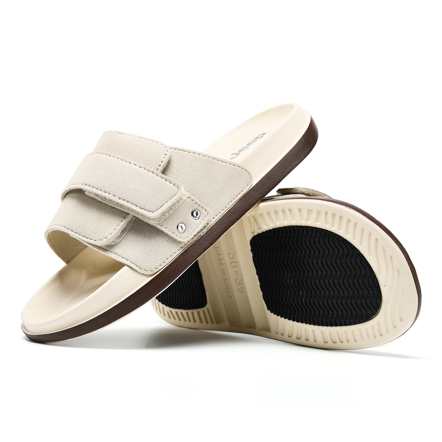 Jeep Сланцы с противоскользящей подошвой Unisex Beige — фото 4