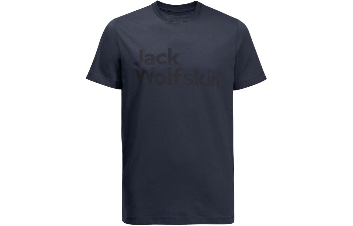 

Футболка мужская с круглым вырезом, умеренный прямой крой JACK WOLFSKIN, night синий/1010