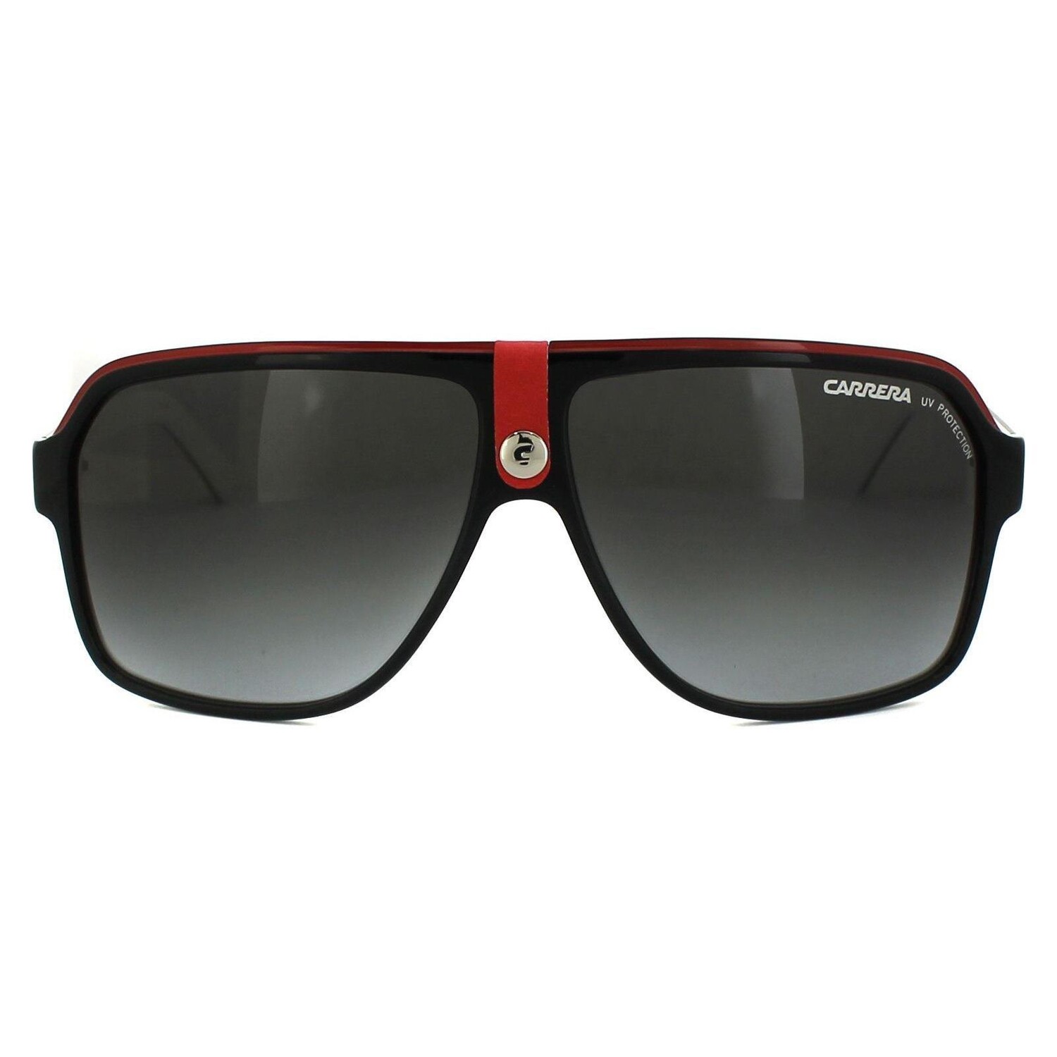 

Черно-белые черные солнцезащитные очки Aviator с градиентом Carrera, черный