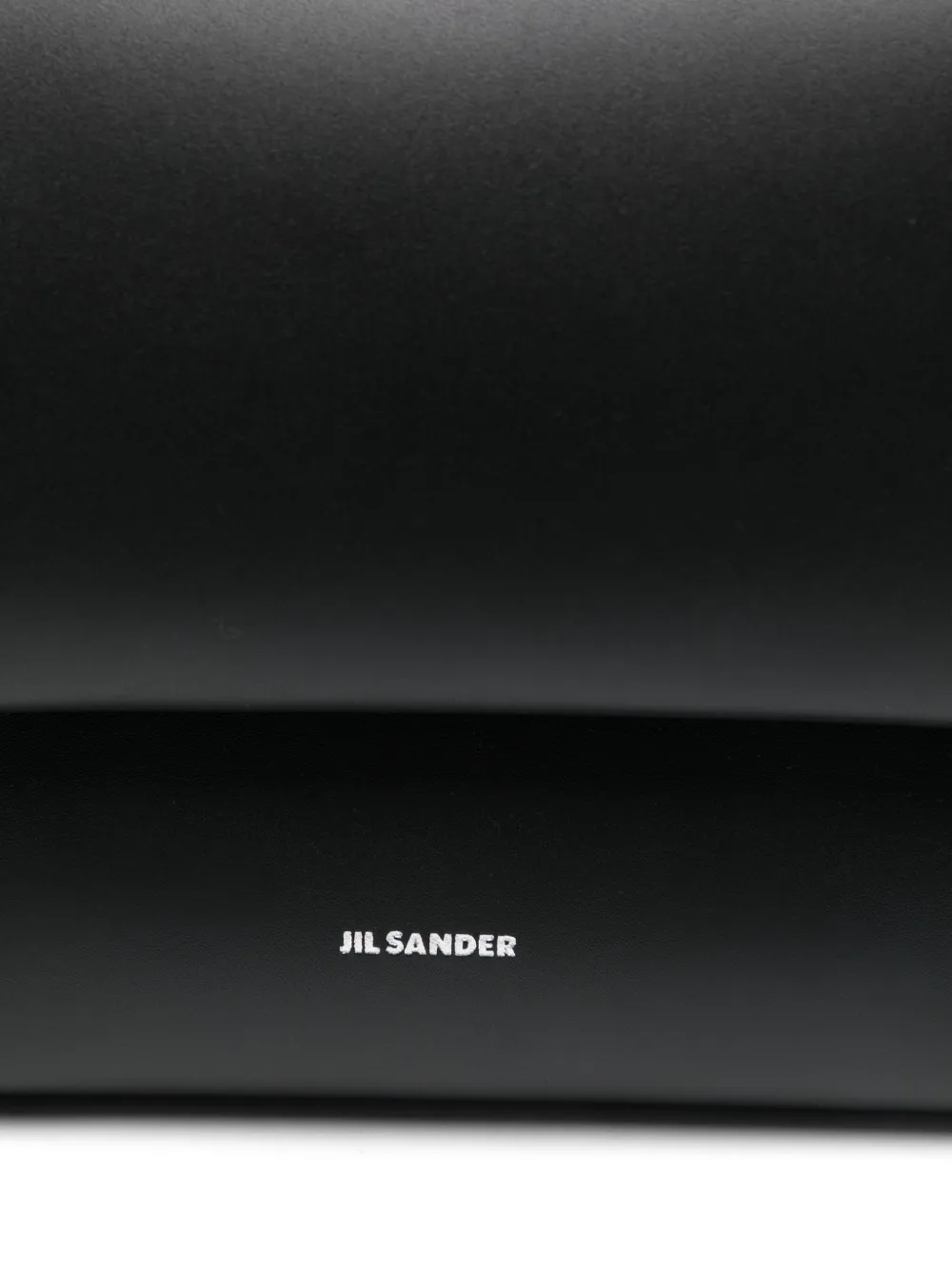 Кожаная сумка через плечо с логотипом JIL SANDER, черный — фото 4