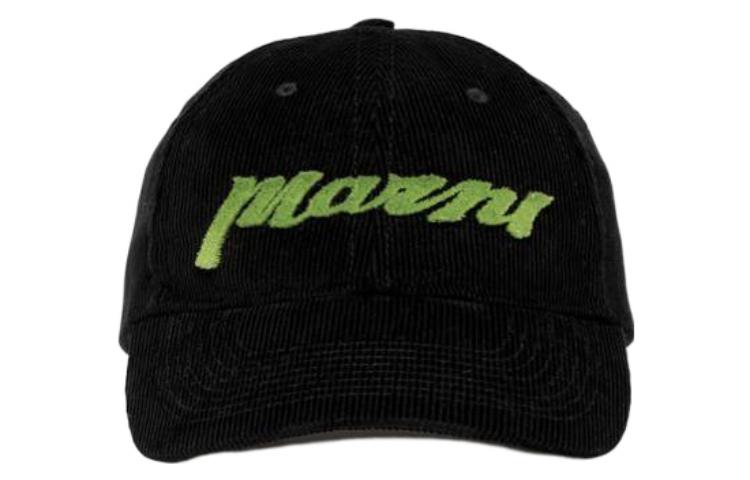 

Хлопковая бейсболка мужская черная MARNI