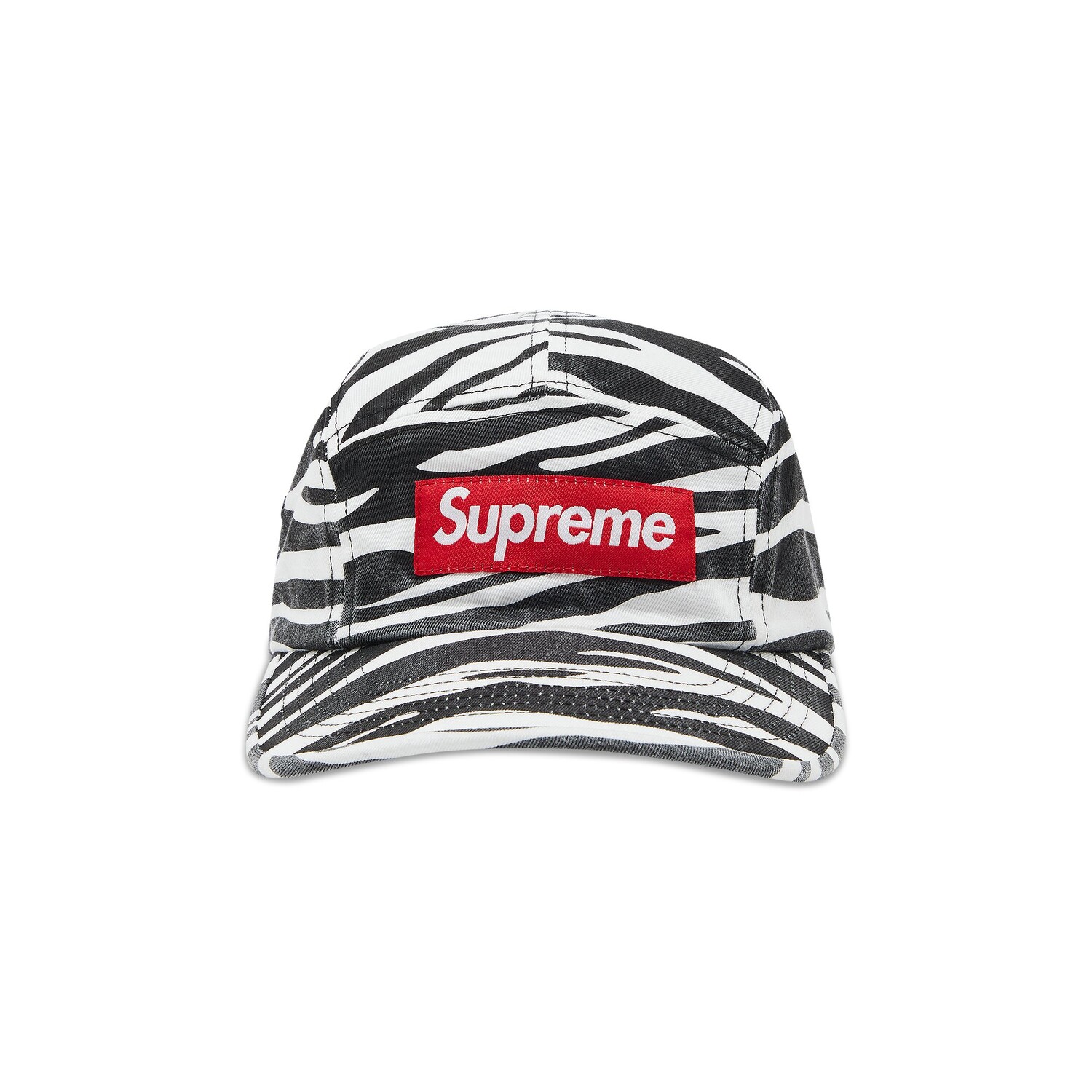 

Кепка из саржевого чиноса Supreme, Зебра