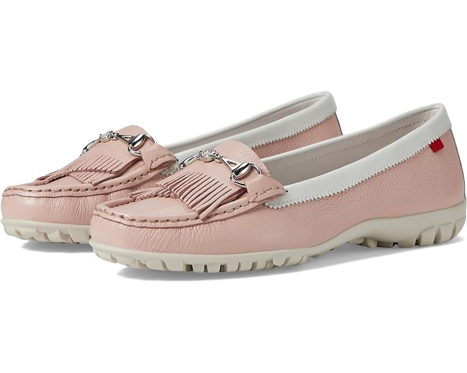 

Лоферы Marc Joseph New York Lexington Golf, цвет Rose & White Grainy