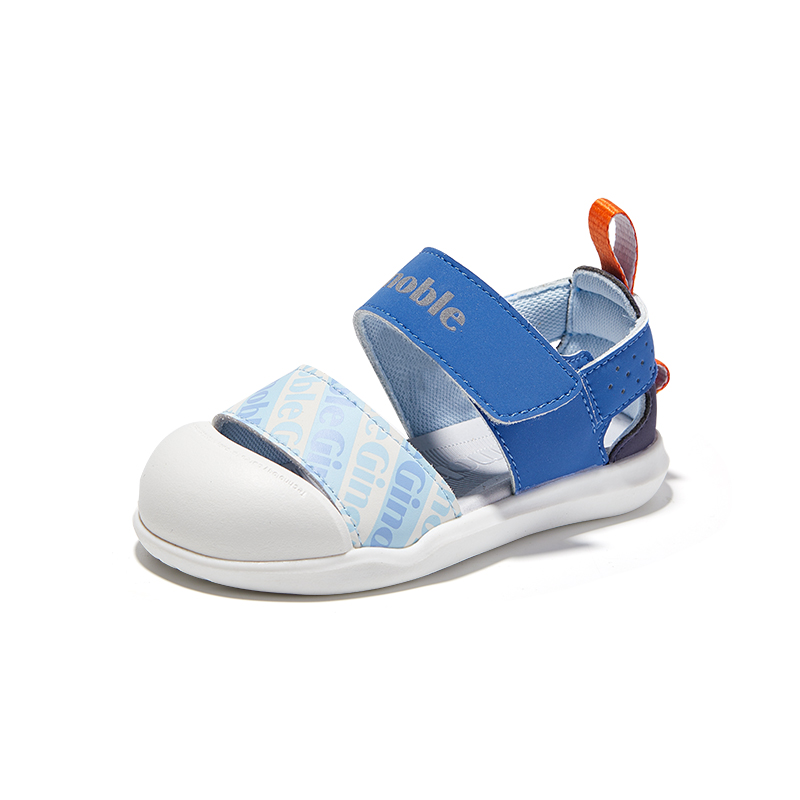 

Износостойкие детские ботиночки для малышей GINOBLE, синий/белый